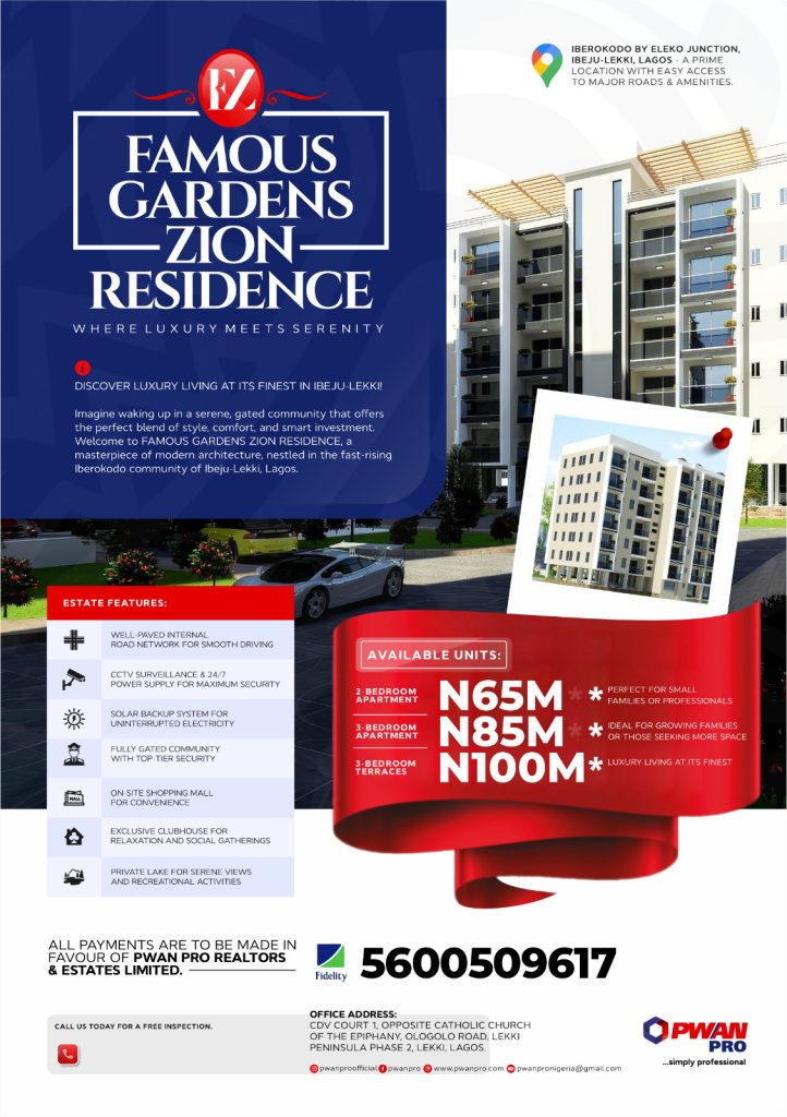 Famous Garden Zion Residence Apartment